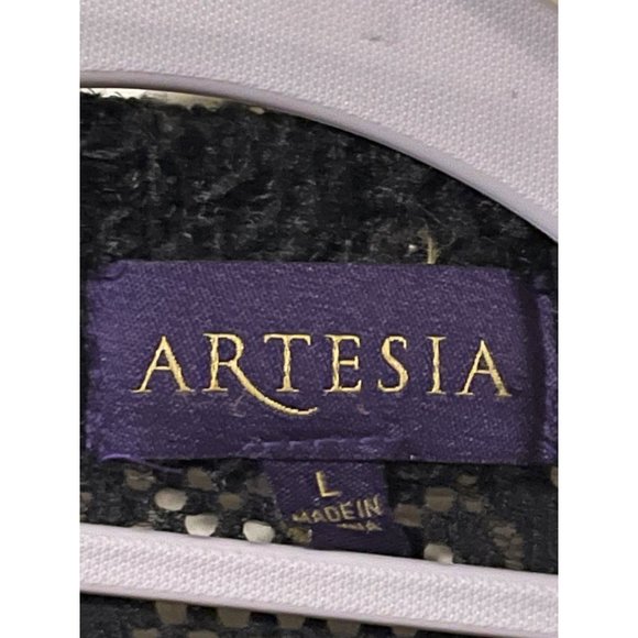 Artesia Cardigan size Large long line oversized cardigan waterfall open - Picture 3 of 9